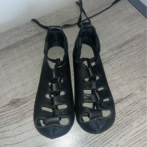 Broken In Irish Dance Shoes Ghillies Toddler/Little Girls Size 9